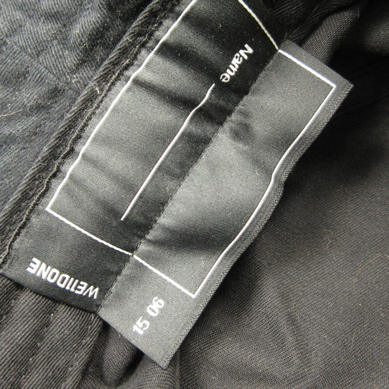 【中古】We11Done | ウェルダン Embossed Logo Bucket Hat ハット WD-AH8-20-114-U-BK 2020A/W ブラック