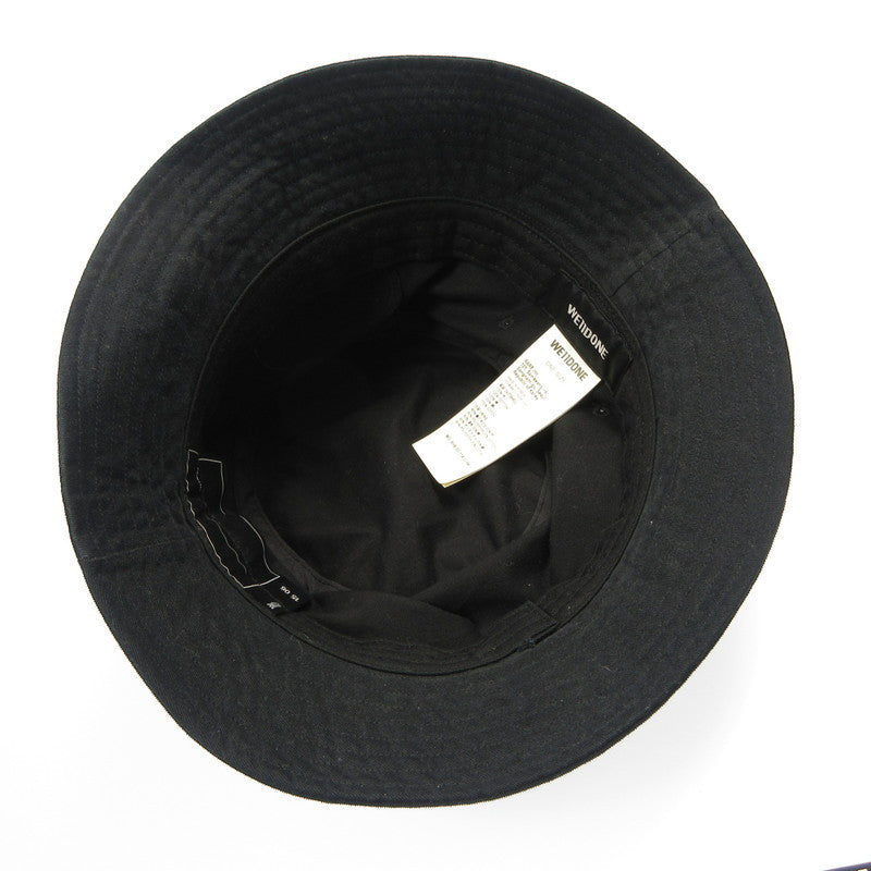【中古】We11Done | ウェルダン Embossed Logo Bucket Hat ハット WD-AH8-20-114-U-BK 2020A/W ブラック