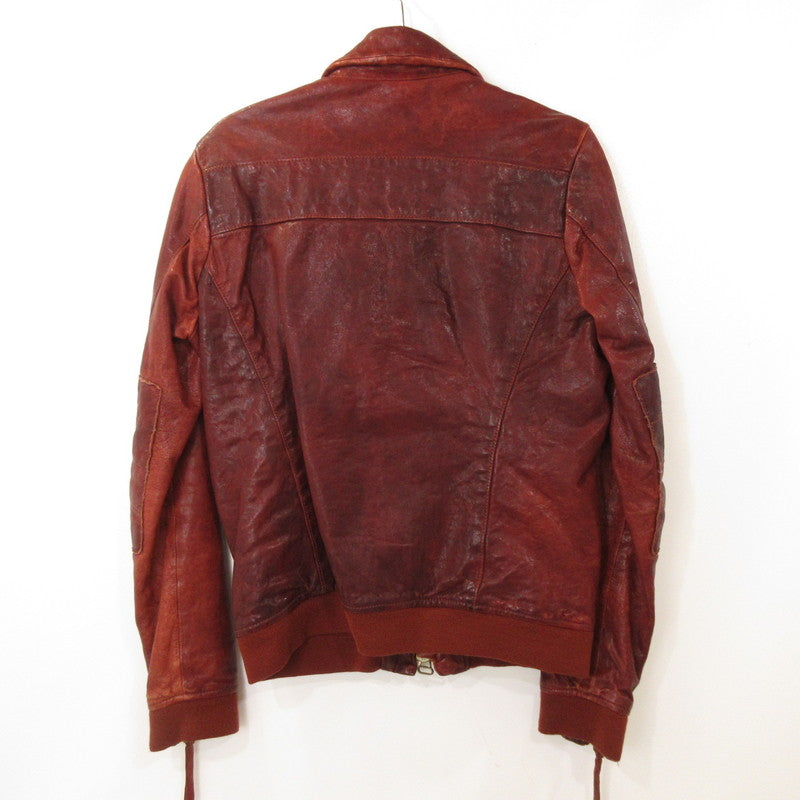 【中古】JOHN BULL | ジョンブル レザー 16135 レッド サイズ:M