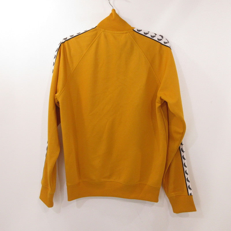 【中古】FRED PERRY | フレッドペリー LAUREL WREATH TAPED TRACK JACKET ジャージ J6231 イエロー サイズ:S