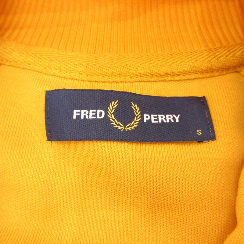 【中古】FRED PERRY | フレッドペリー LAUREL WREATH TAPED TRACK JACKET ジャージ J6231 イエロー サイズ:S