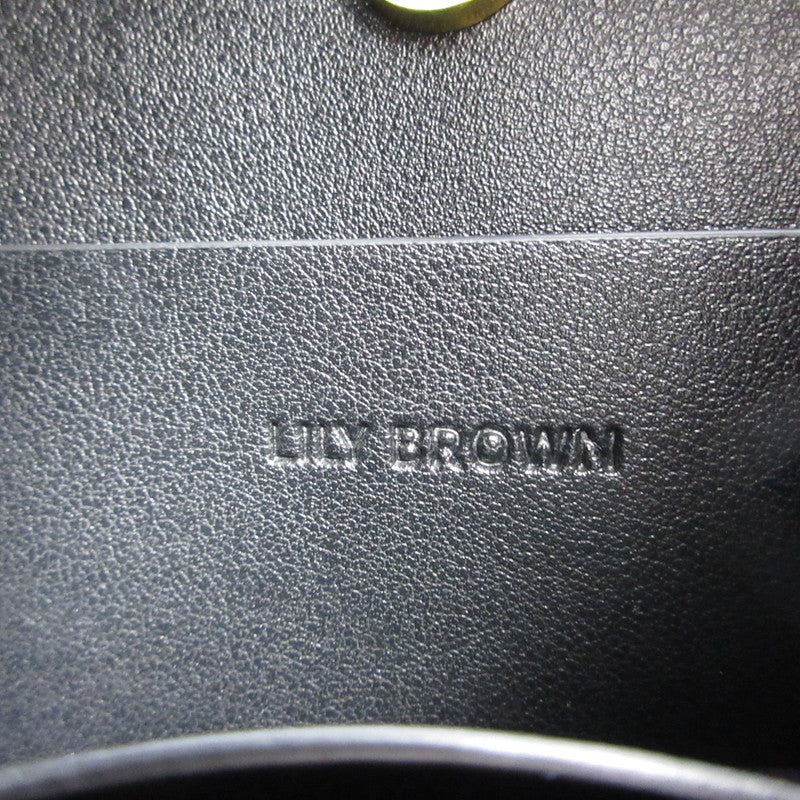 【中古】Lily Brown | リリーブラウン ワンショルダートート トートバッグ LWGB221316 ブラック