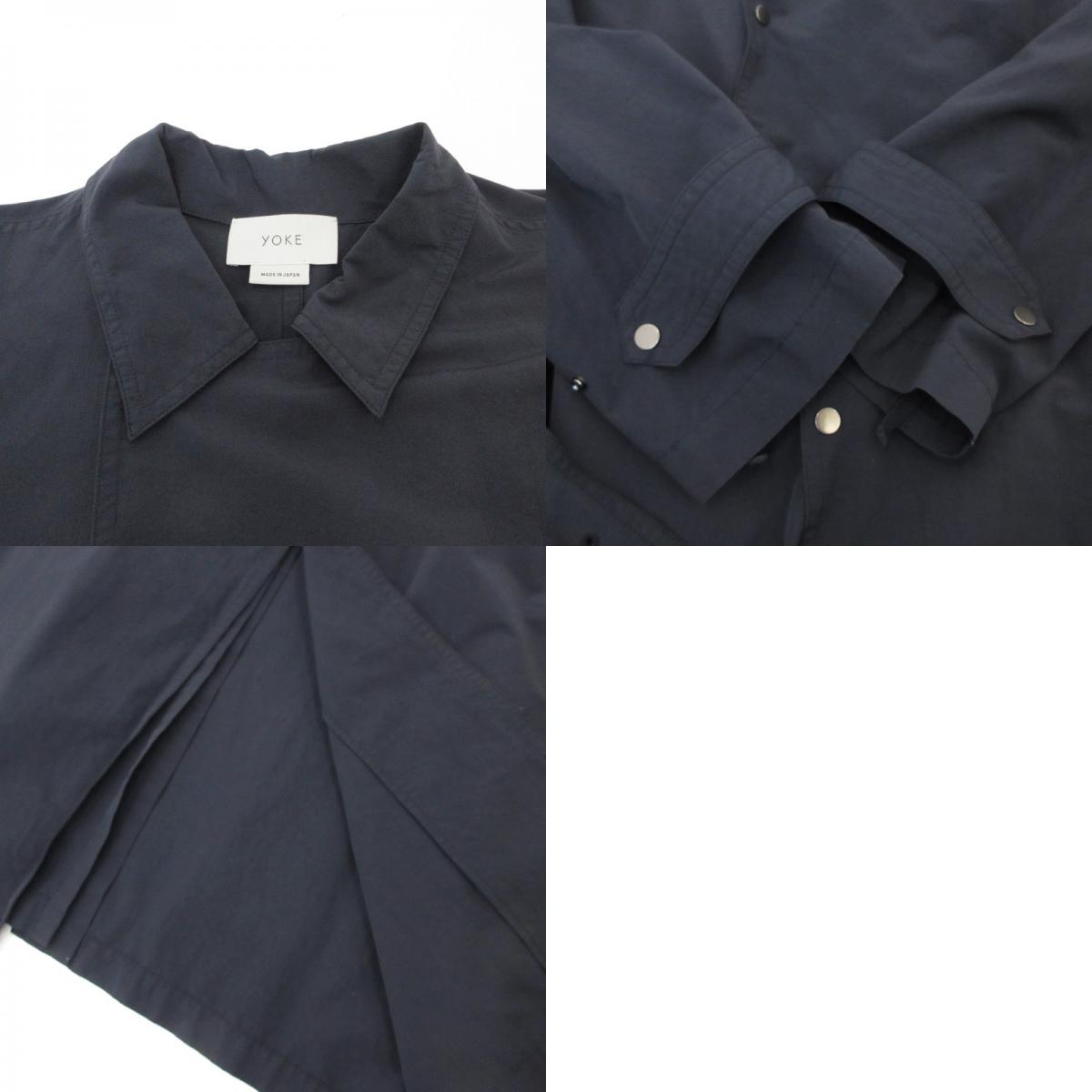 【中古】YOKE | ヨーク DETACHABLE DUSTER COAT その他アウター YK20SS0090C ネイビー サイズ:M
