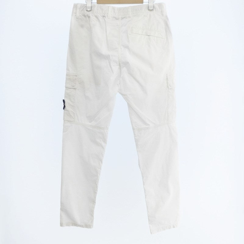 【中古】STONE ISLAND | ストーンアイランド カーゴパンツ 801530410 サイズ:W:29 2024S/S 国内正規品 ホワイト