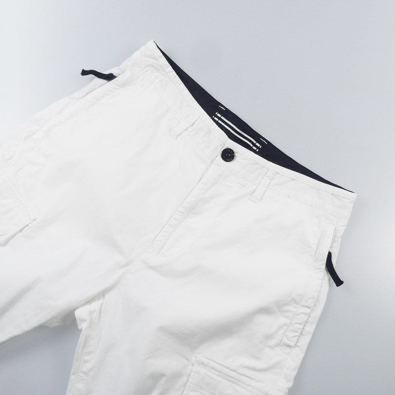 【中古】STONE ISLAND | ストーンアイランド カーゴパンツ 801530410 サイズ:W:29 2024S/S 国内正規品 ホワイト