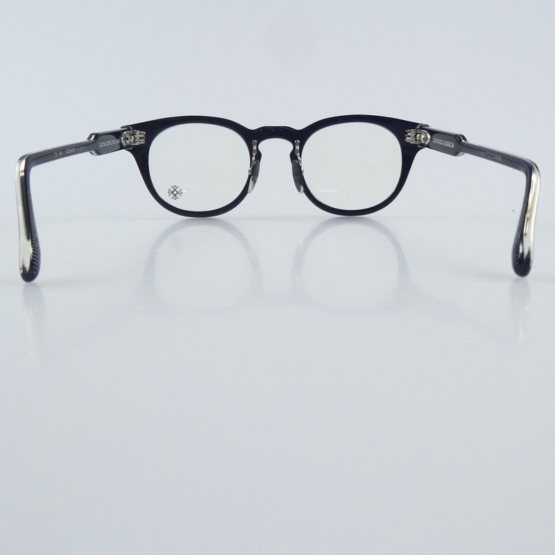【中古】CHROME HEARTS | クロムハーツ DINGALONGLINGLONG メガネ サイズ:49□24 ブラック