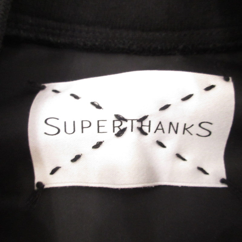 【中古】SUPER THANKS | スーパーサンクス MA-1 TYPE BIC JACKET ミリタリージャケット ST223JK003 ブラック サイズ:M