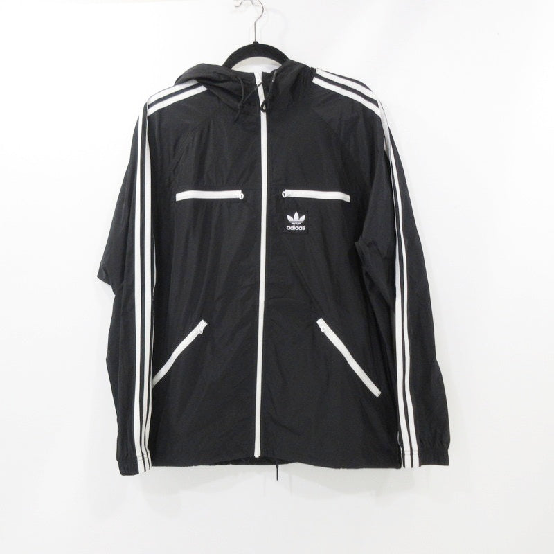 【中古】adidas Originals | アディダスオリジナルス CLASSICS WINDBREAKER ナイロンジャケット HS2066 ブラック サイズ:L