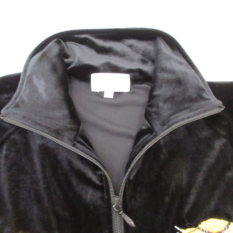 【中古】UNIVERSAL STYLE WEAR | ユニバーサルスタイルウェア ベロアトラックJKT ジャージ 643400 ブラック サイズ:L