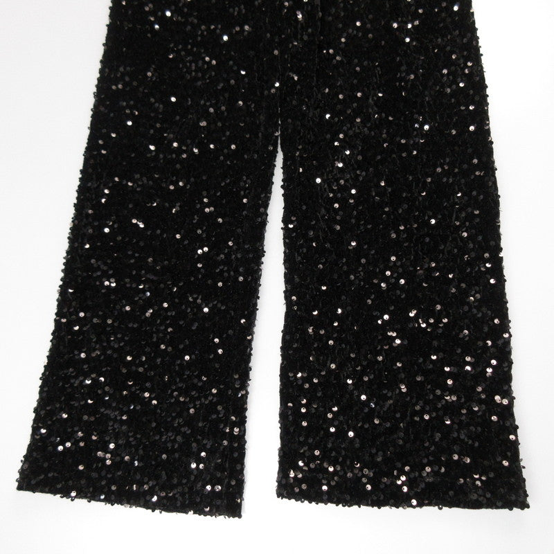 【中古】 スパンコール パンツ chw22s101 ブラック