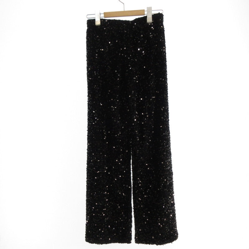 【中古】 スパンコール パンツ chw22s101 ブラック