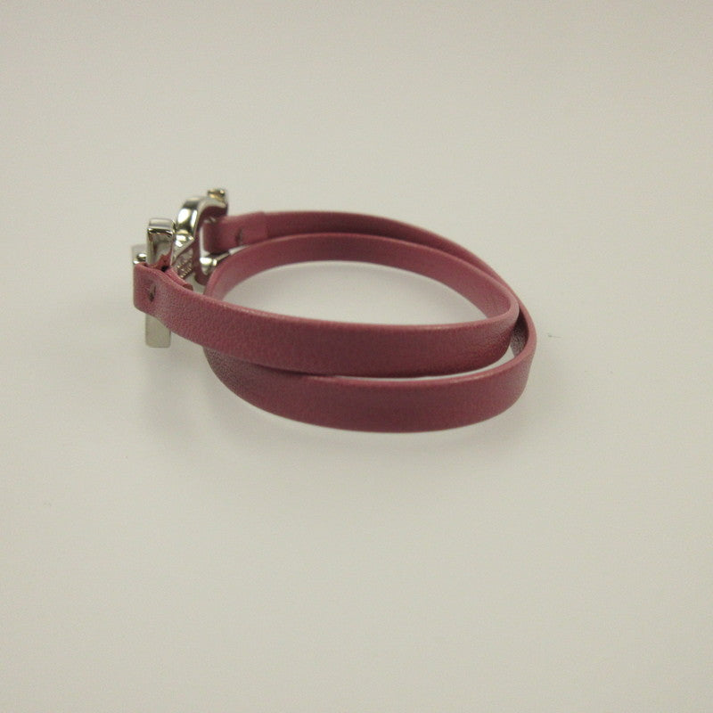 【中古】Salvatore Ferragamo | サルヴァトーレフェラガモ ガンチーニチョーカー ブレスレット ピンク