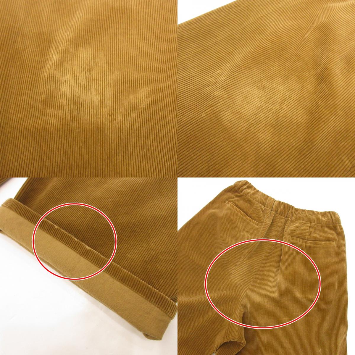 【中古】DIGAWEL | ディガウェル ワイドコーデュロイパンツ パンツ ブラウン