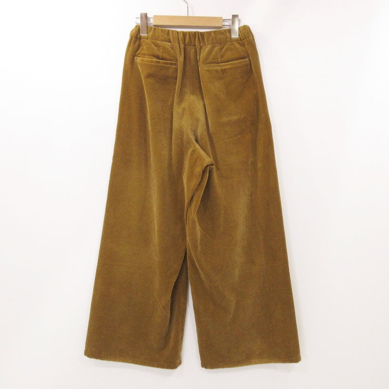 【中古】DIGAWEL | ディガウェル ワイドコーデュロイパンツ パンツ ブラウン