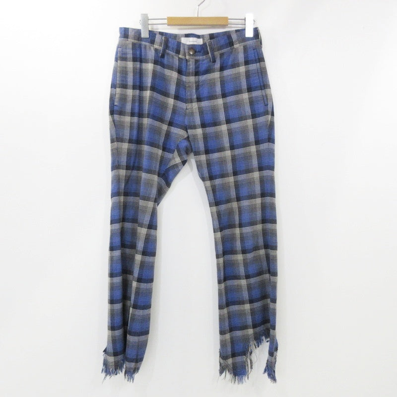 【中古】FACETASM | ファセッタズム FRINGE PANTS パンツ CHG-PT-M07 ブルー サイズ:3