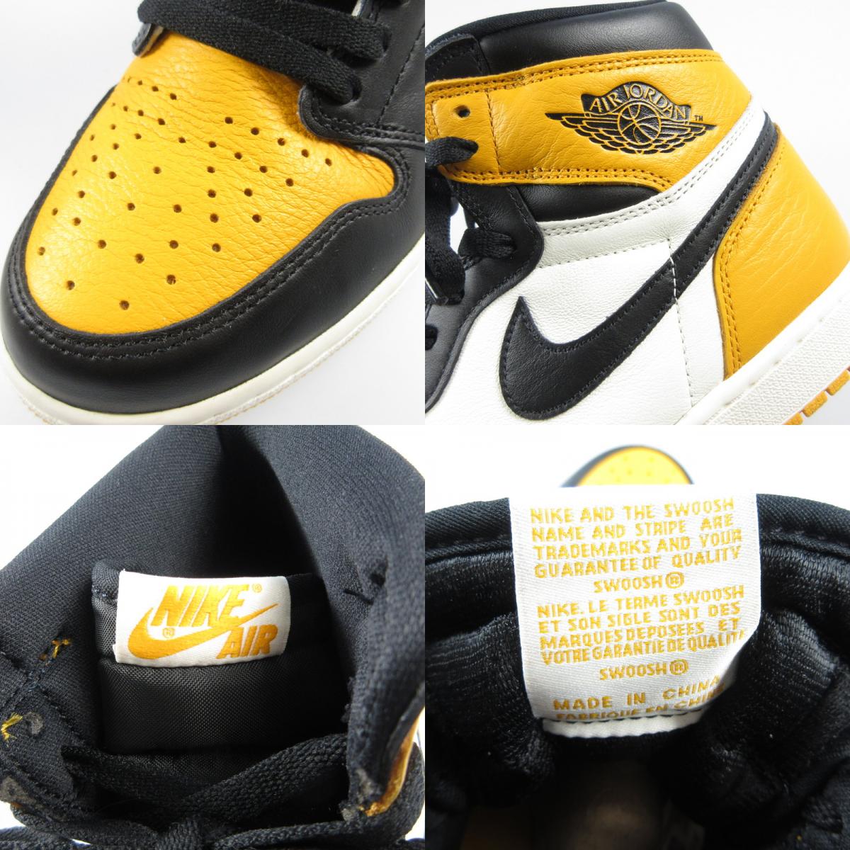 【中古】NIKE | ナイキ Air Jordan 1 Retro High OG 'Taxi' スニーカー 555088-711 イエロー 29cm