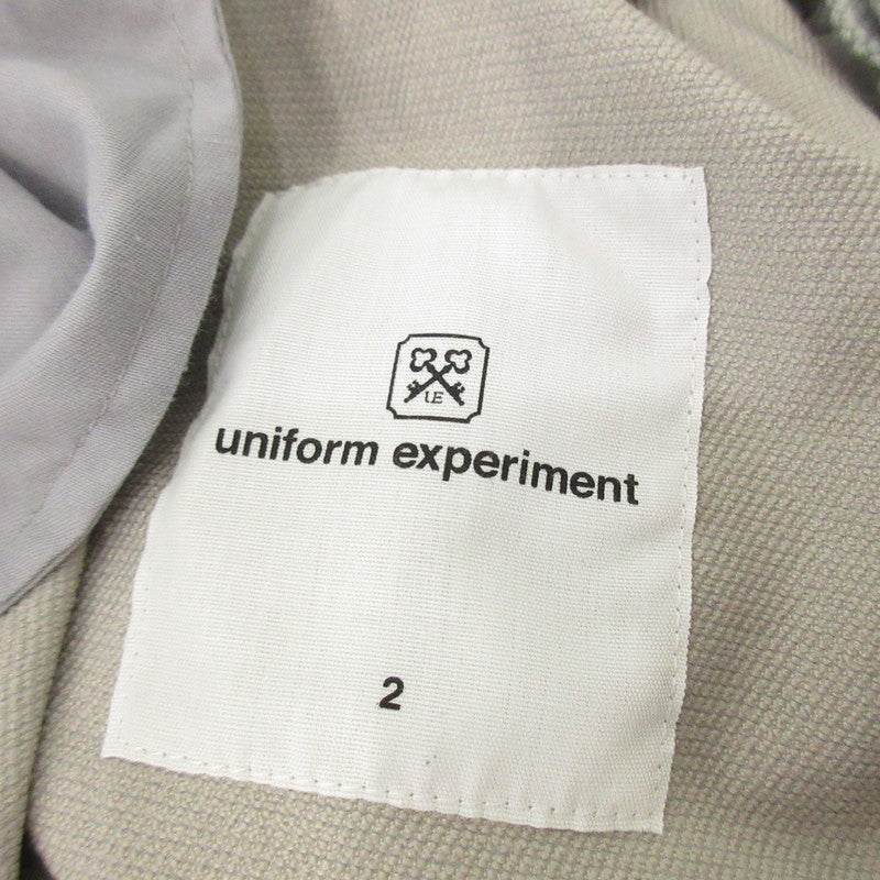 【中古】uniform experiment | ユニフォームエクスペリメント 4WAY STRETCH JOGGER EASY PANTS パンツ UE-210050 グレー サイズ:2