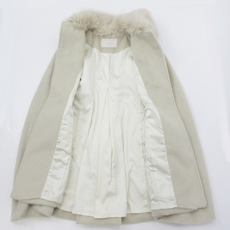 【中古】eimy istoire | エイミーイストワール ダッフルマントコート ダッフルコート 1123500150-0 2023A/W ベージュ