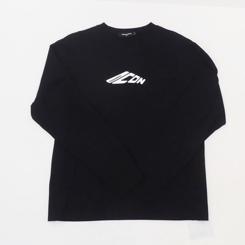 【中古】DSQUARED2 | ディースクエアード ICON NEW GENERATION 長袖Tシャツ S79GC0099 ブラック サイズ:XS