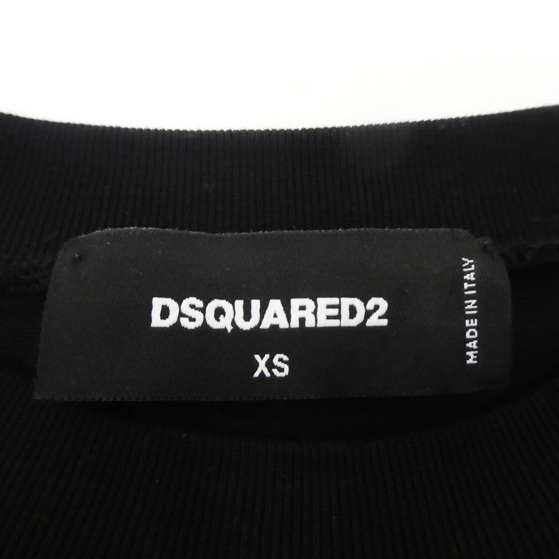 【中古】DSQUARED2 | ディースクエアード ICON NEW GENERATION 長袖Tシャツ S79GC0099 ブラック サイズ:XS