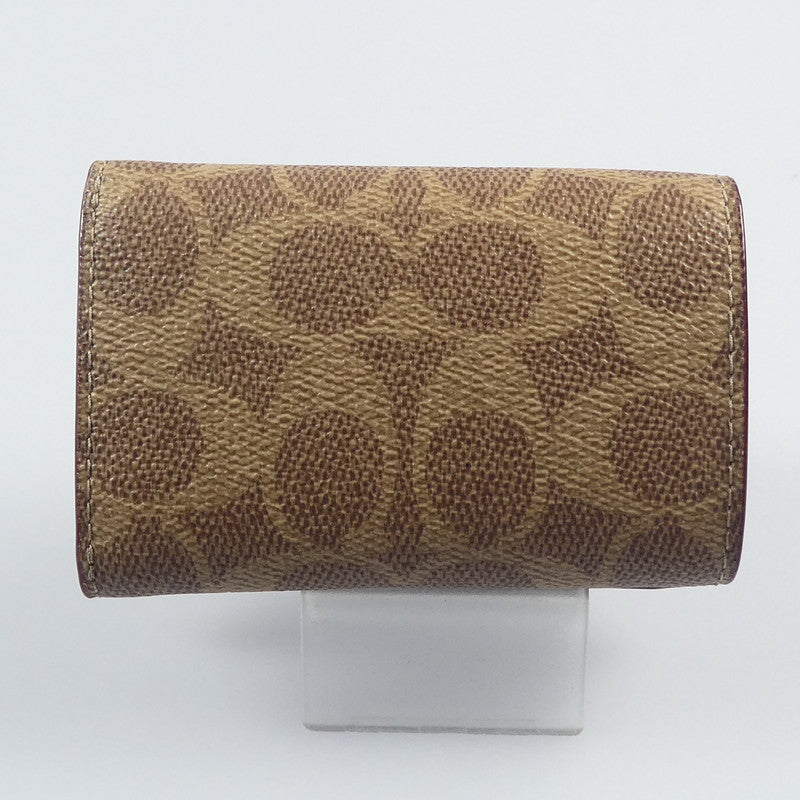 【中古】COACH | コーチ ミニトライフォールドウォレット 三つ折り財布 CM438