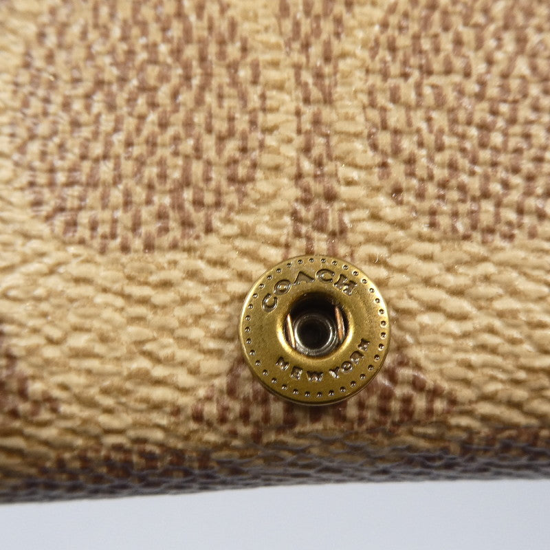 【中古】COACH | コーチ ミニトライフォールドウォレット 三つ折り財布 CM438