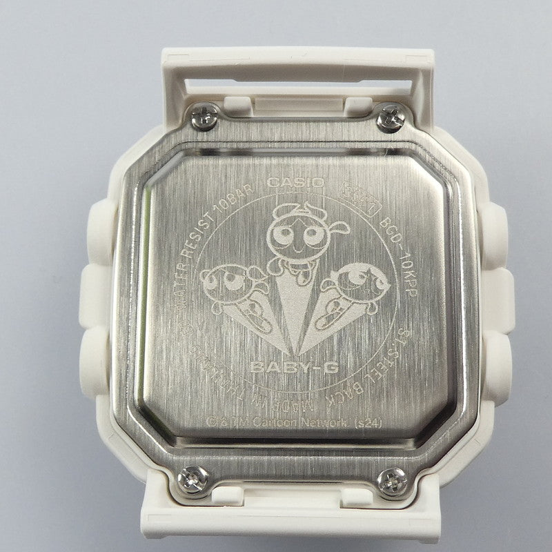 【中古】Baby-G | ベイビージー 腕時計 BGD-10KPP-7JR ×THE POWERPUFF GIRLS 2024S/S ホワイト