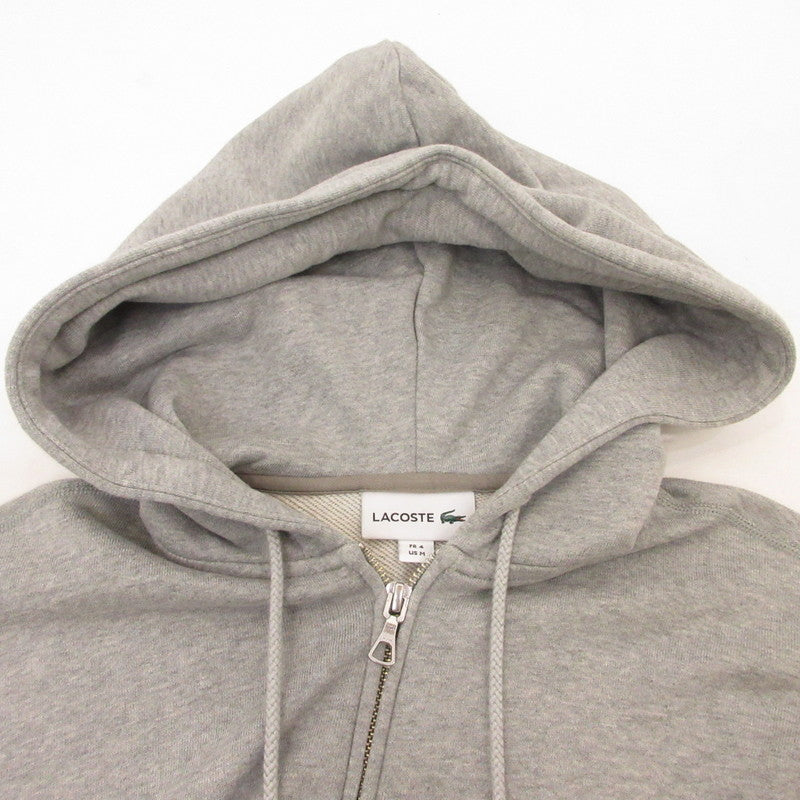【中古】LACOSTE | ラコステ プレミアムコットンジップスウェットパーカ パーカー SH101EL グレー サイズ:M