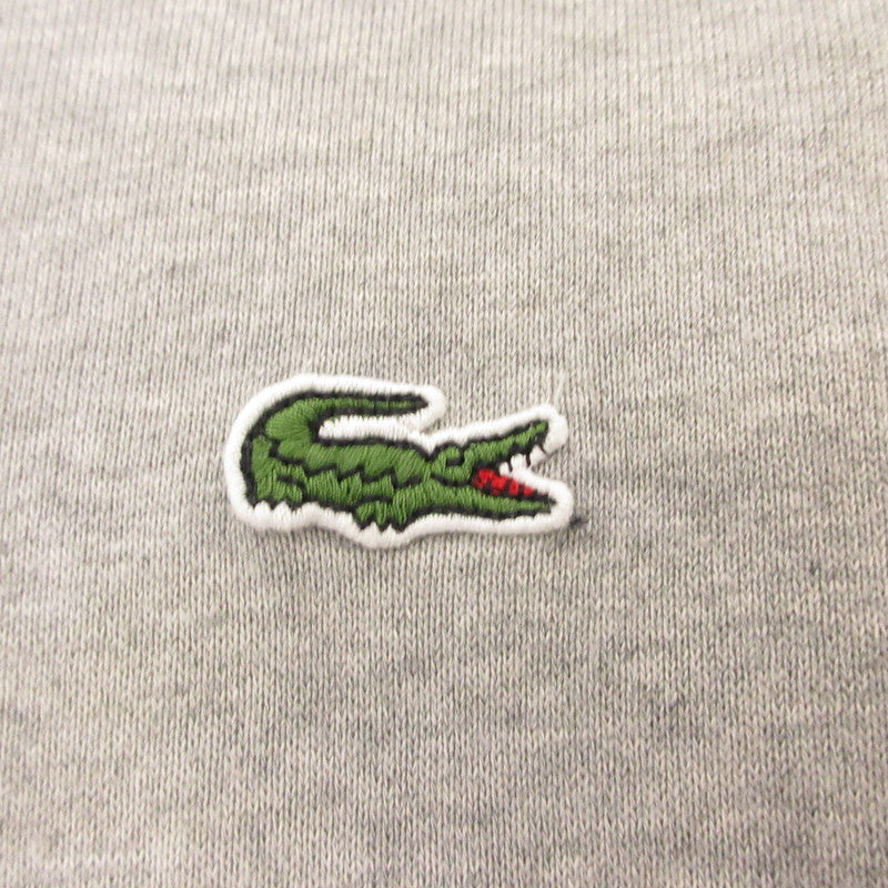 【中古】LACOSTE | ラコステ プレミアムコットンジップスウェットパーカ パーカー SH101EL グレー サイズ:M