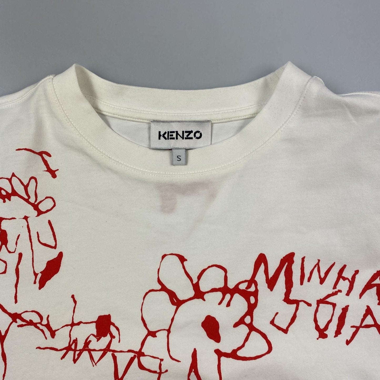 【中古】KENZO | ケンゾー 半袖Tシャツ FB55TS5044SA ホワイト サイズ:S