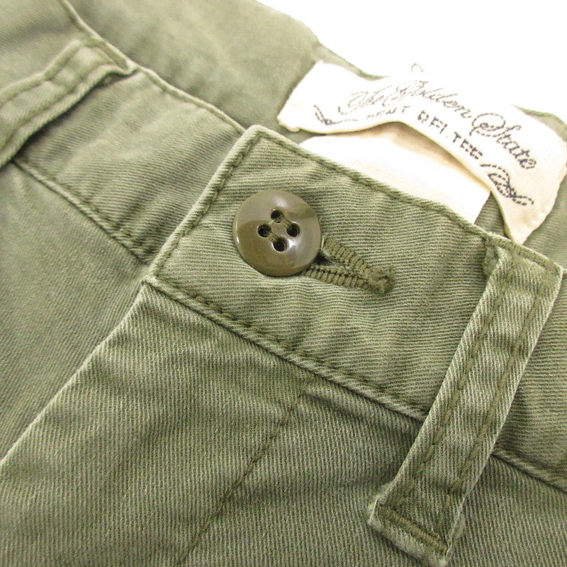 【中古】REMI RELIEF | レミレリーフ スタースタッズ ショートパンツ カーキグリーン サイズ:M
