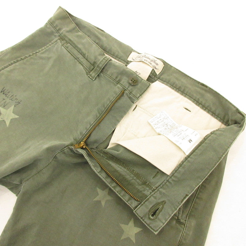 【中古】REMI RELIEF | レミレリーフ スタースタッズ ショートパンツ カーキグリーン サイズ:M