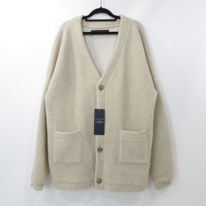 【中古】RESOUND CLOTHING | リサウンドクロージング ANGOLA BOA PILE CARDIGAN カーディガン RC30-C-006 ベージュ サイズ:3