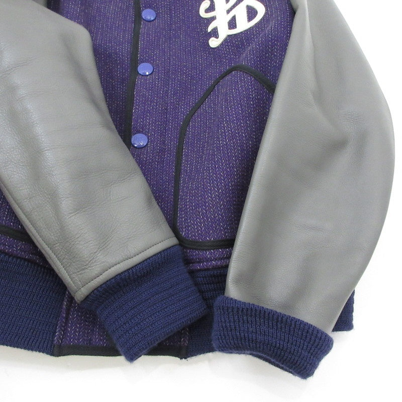 【中古】JELADO | ジェラード Stadium Jacket スタジャン パープル サイズ:M