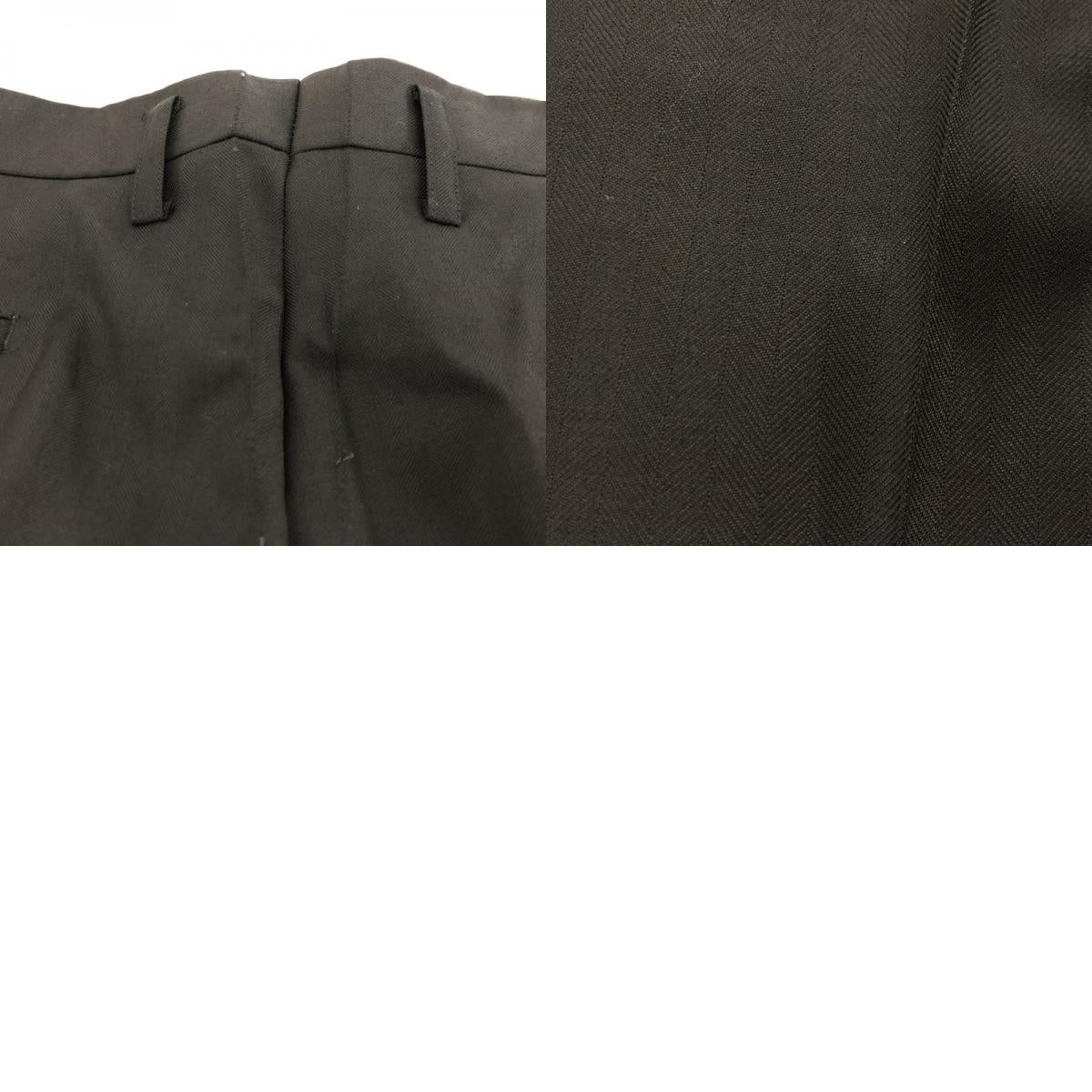 【中古】 DORMEUIL AMADEUS SUPER 100's セットアップ スリーピース ブラック
