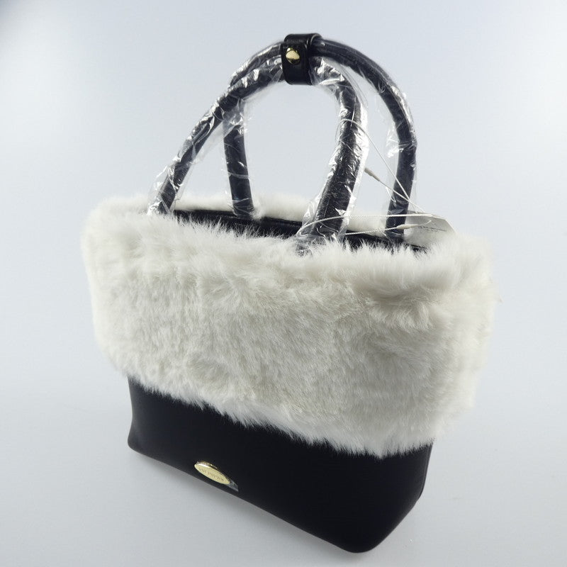 【中古】Lily Brown | リリーブラウン エコファー切り替えトート ハンドバッグ LWGB249007 2024A/W アイボリー