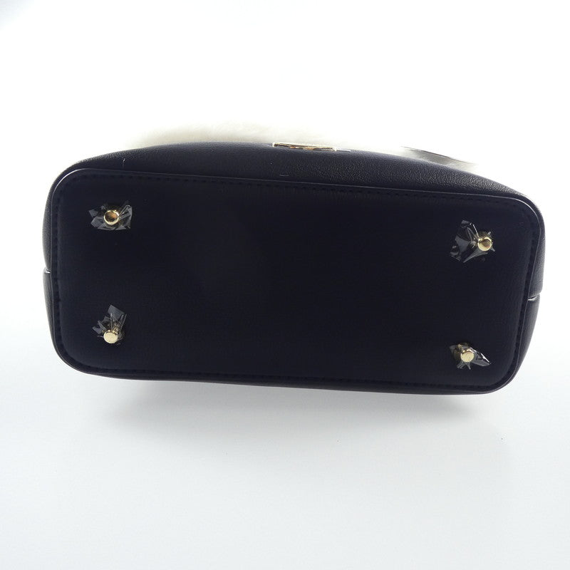 【中古】Lily Brown | リリーブラウン エコファー切り替えトート ハンドバッグ LWGB249007 2024A/W アイボリー