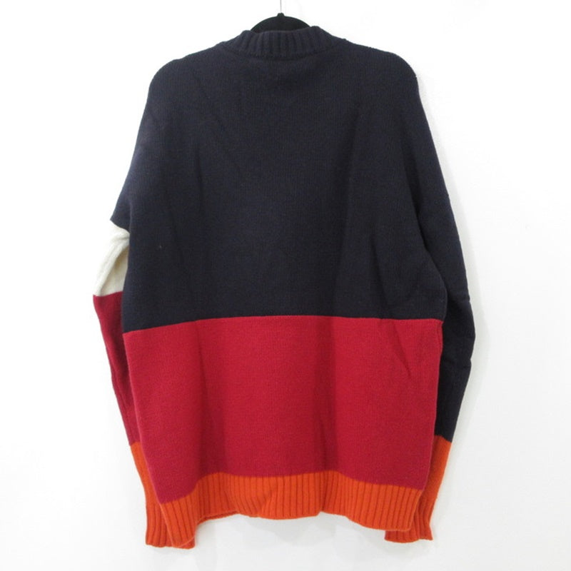 【中古】OFF-WHITE | オフホワイト COLOR BLOCK KNIT CREWNECK セーター OMHE048E20KNI001 マルチカラー サイズ:XS