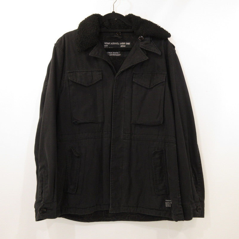 【中古】STUSSY | ステューシー M-65 ミリタリージャケット 94974 AUTHENTIC OUTER GEAR ブラック サイズ:M