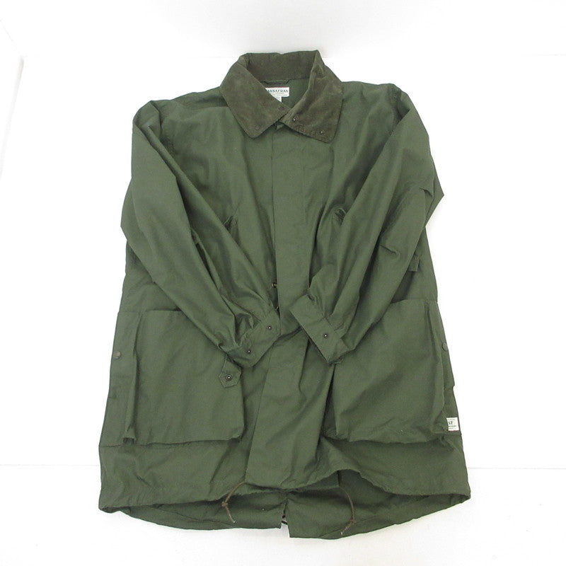 【中古】SASSAFRAS | ササフラス Digs Crew Coat モッズコート オリーブ サイズ:M
