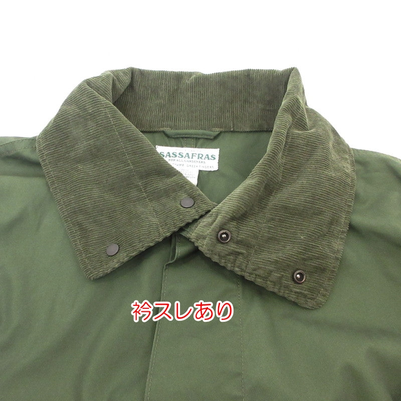 【中古】SASSAFRAS | ササフラス Digs Crew Coat モッズコート オリーブ サイズ:M