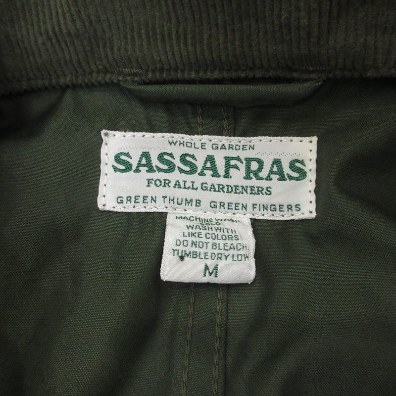 【中古】SASSAFRAS | ササフラス Digs Crew Coat モッズコート オリーブ サイズ:M
