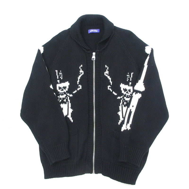 【中古】Fucking Awesome | ファッキングオーサム COWICHAN CARDIGAN ブルゾン ブラック サイズ:L