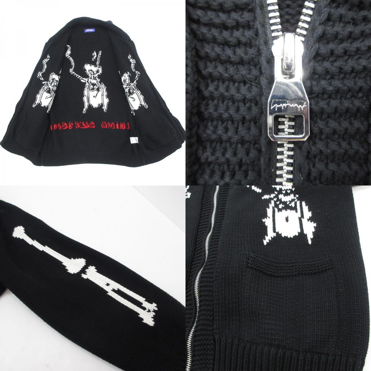 【中古】Fucking Awesome | ファッキングオーサム COWICHAN CARDIGAN ブルゾン ブラック サイズ:L