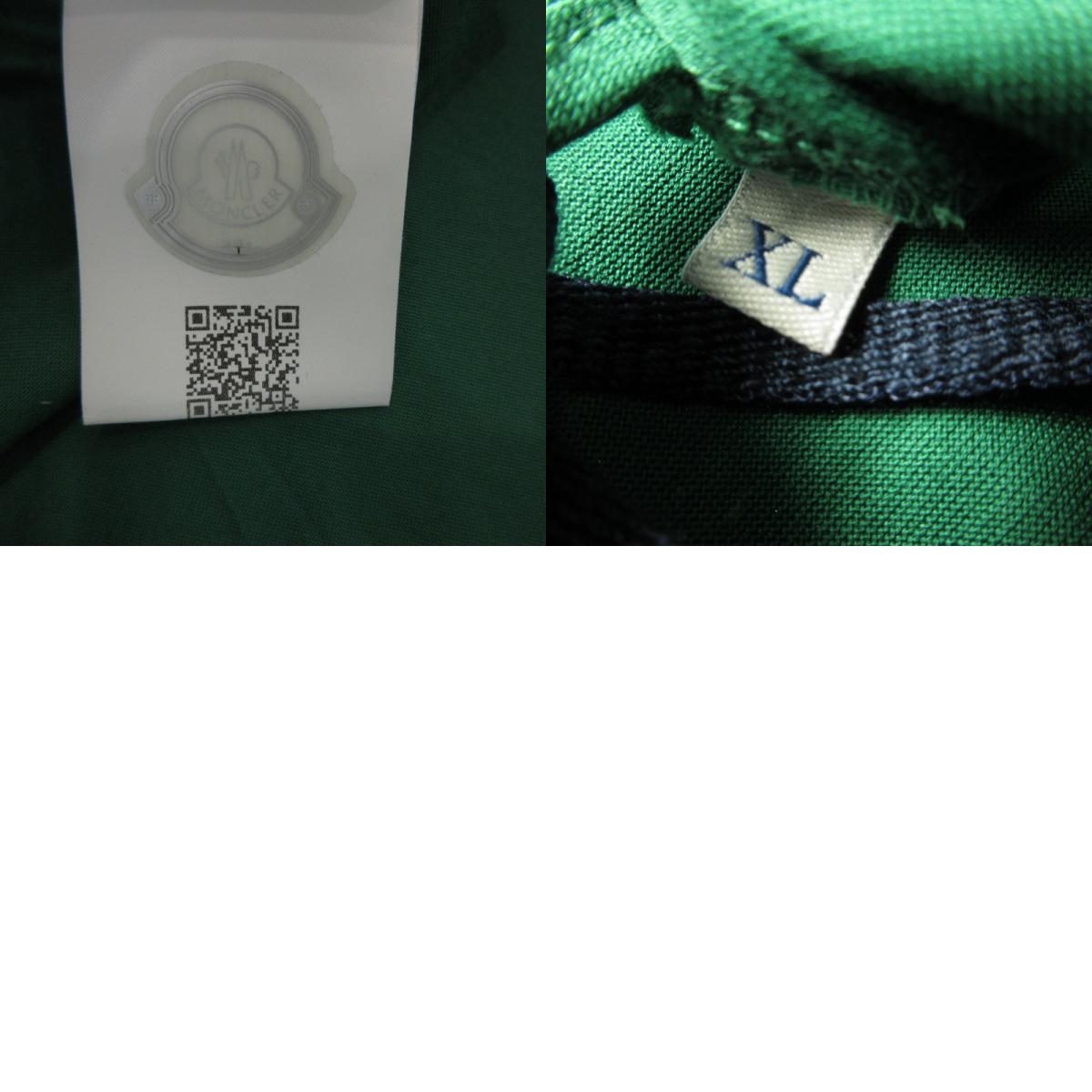 【中古】MONCLER | モンクレール 半袖Tシャツ F10918C74510 グリーン サイズ:XL