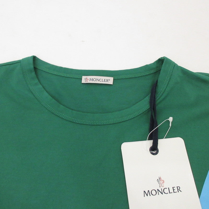 【中古】MONCLER | モンクレール 半袖Tシャツ F10918C74510 グリーン サイズ:XL