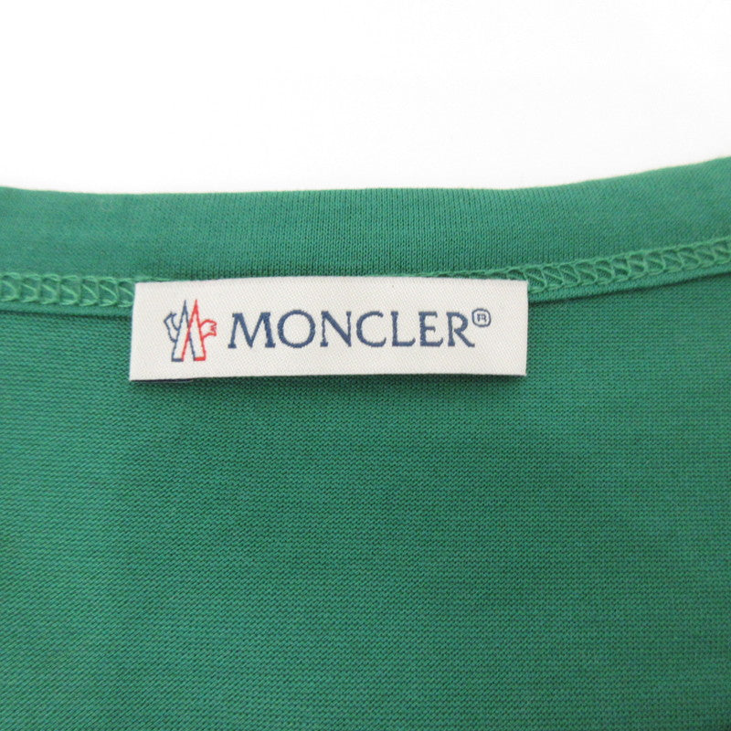 【中古】MONCLER | モンクレール 半袖Tシャツ F10918C74510 グリーン サイズ:XL