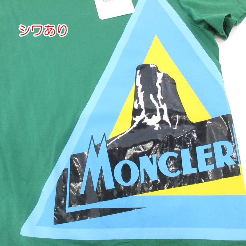 【中古】MONCLER | モンクレール 半袖Tシャツ F10918C74510 グリーン サイズ:XL
