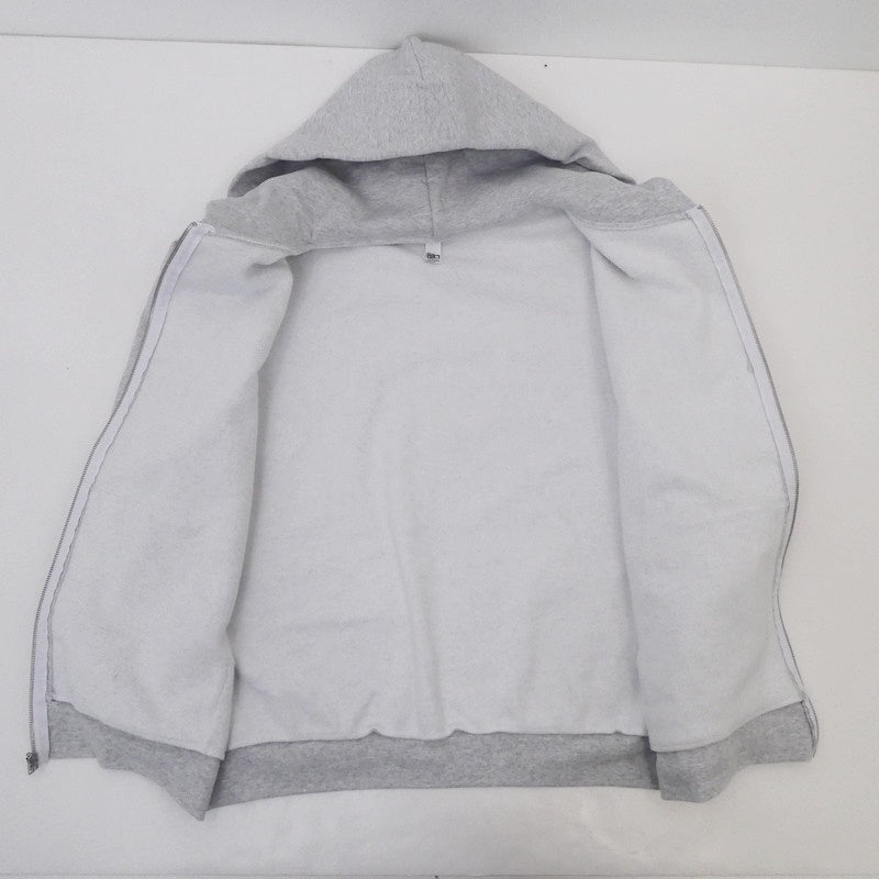 【中古】LOS ANGELES APPAREL | ロスアンジェルスアパレル 14OZ HEAVY FLEECE ZIP UP HOODED パーカー グレー サイズ:M