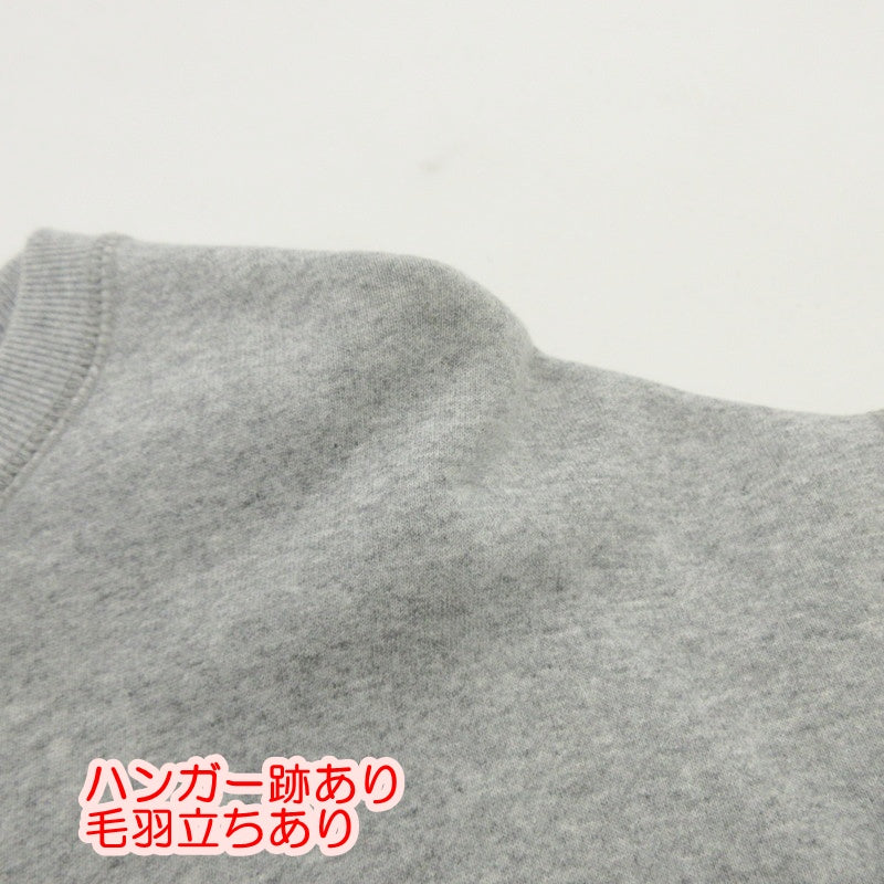 【中古】BlackEyePatch | ブラックアイパッチ HANDLE WITH CARE CREW SWEAT スウェット グレー サイズ:L